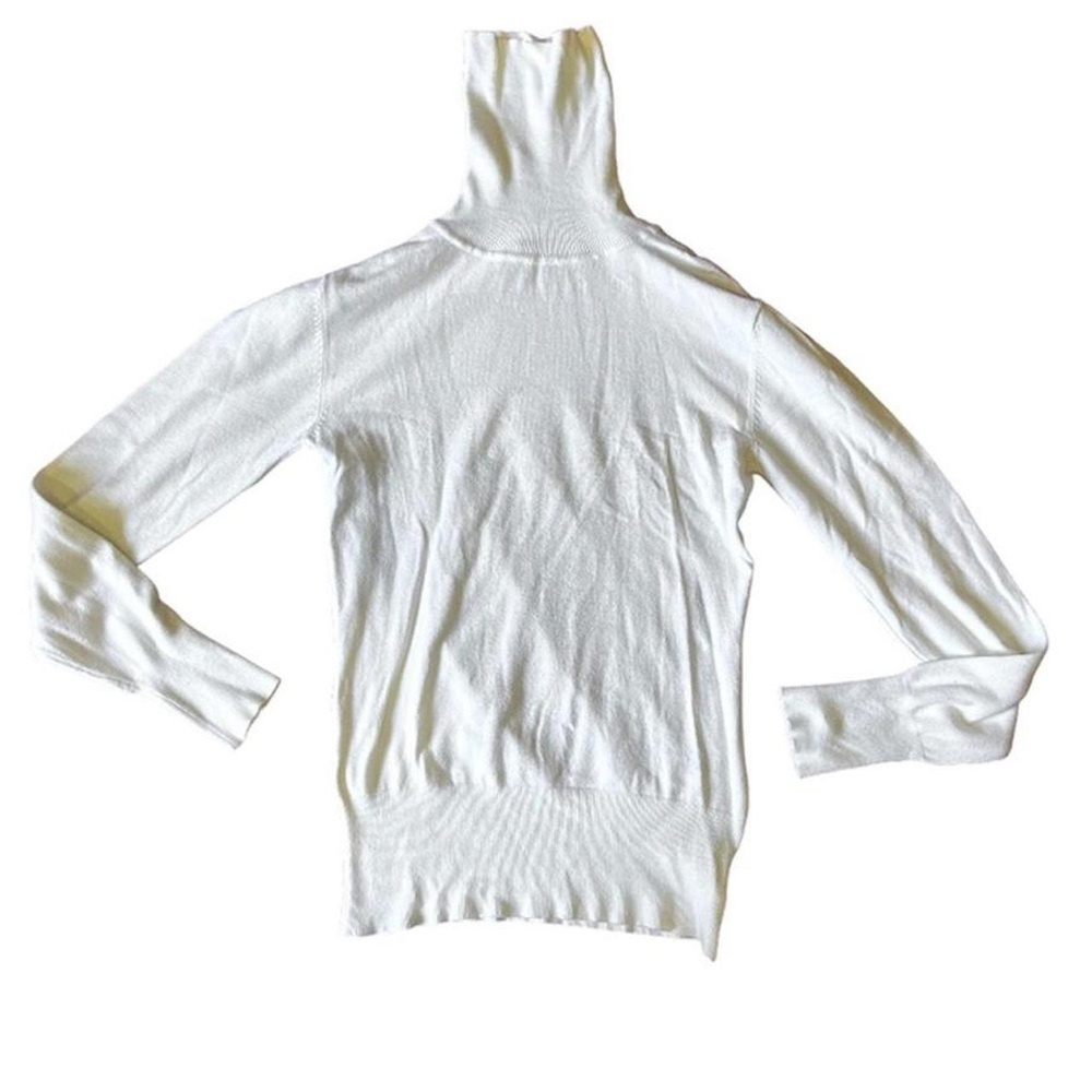 gorgeous Y2K forever 21 white turtleneck knit long sleeve top
